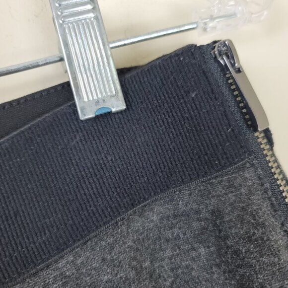 White House Black Market Gray Ponte Slim Ankle Pants Sz 4 - Picture 13 of 13